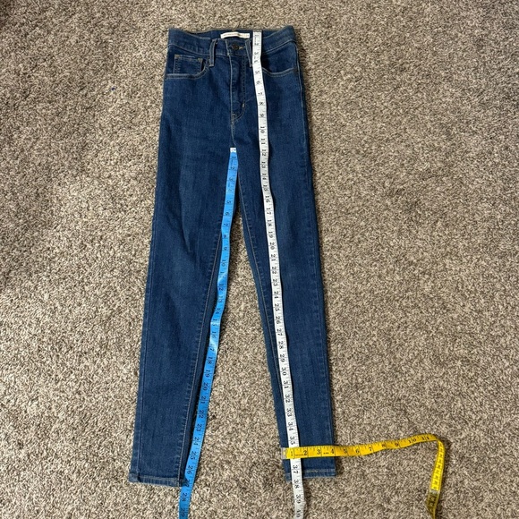 Levi’s Mile High Super Skinny Jeans Size 24 - Picture 14 of 15